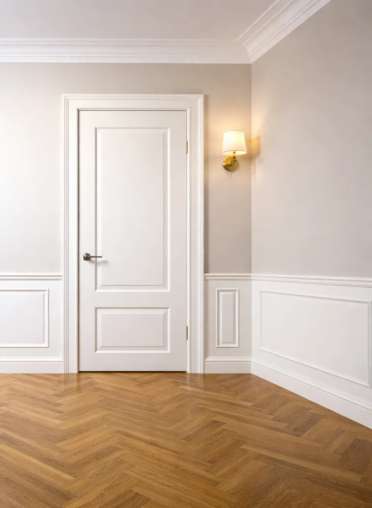 Na: wand en deur Amsterdam Centrum