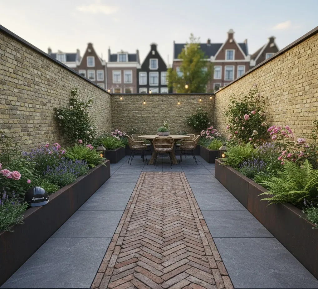 Lijnbestrating Amsterdam Centrum